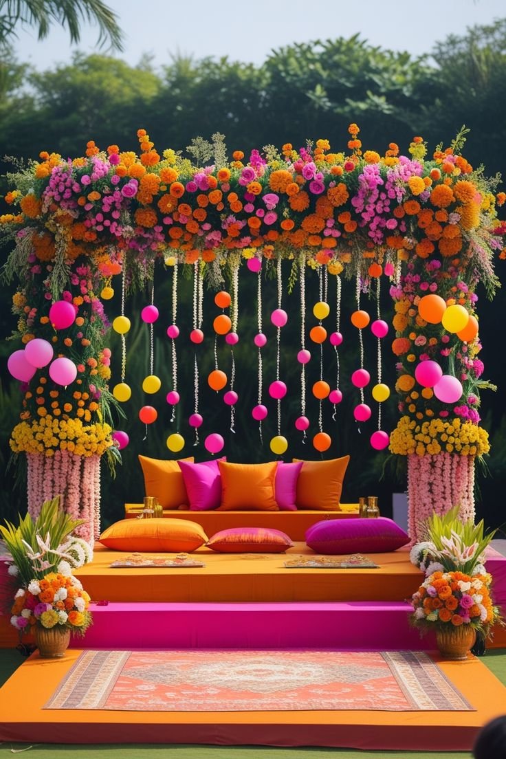 Wedding mandap decoration